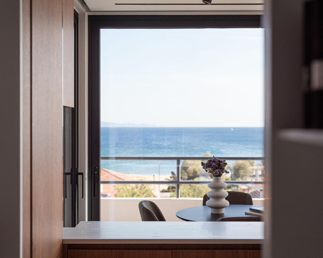 Ferienwohnung Sounio Panoramic Loft Kap Kap Sounion Exterior foto